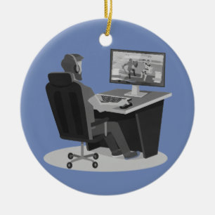 Video Gamer Ornament