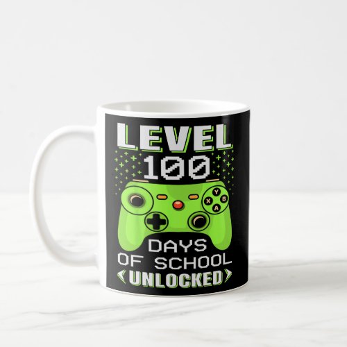 Video Gamer Student 100th Day Teacher 100 Days Of  Coffee Mug