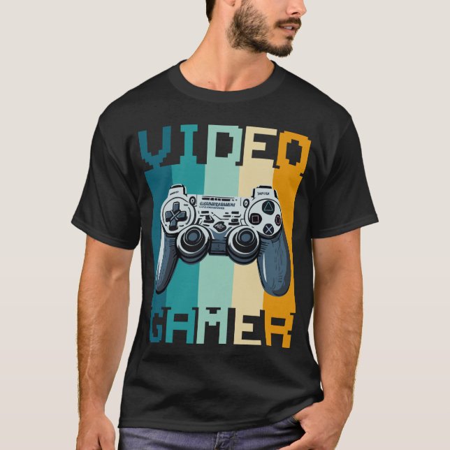Video Gamer T-Shirt (Front)