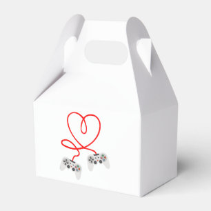 Video Gamer Valentines Day T-Shirt With Controller Favor Boxes