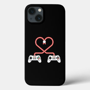 Video Gamer Valentines Day With Controllers Heart iPhone 13 Case