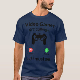 Video Games Are Calling Decline retro boy T-Shirt