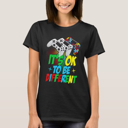 Video Games Autism Awareness Month Gaming For Boy T-Shirt