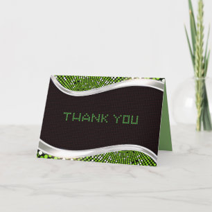 VIDEO GAMES Bar Bat Mitzvah Thank-You Card