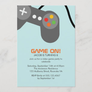 Arcade Birthday Invitations Zazzle