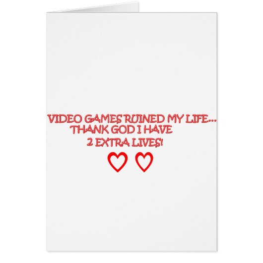 video games cards (Front)