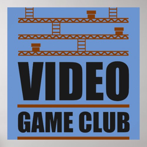 video games club  poster