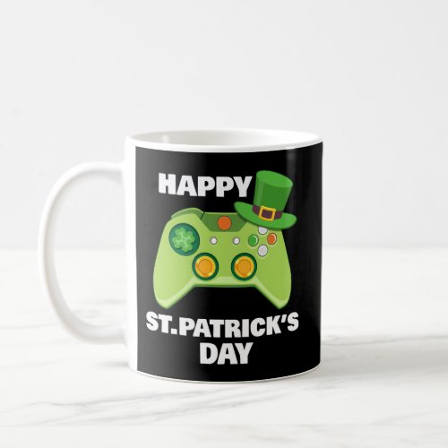 Video Games Controller Gamer Happy St Patricks Day Coffee Mug