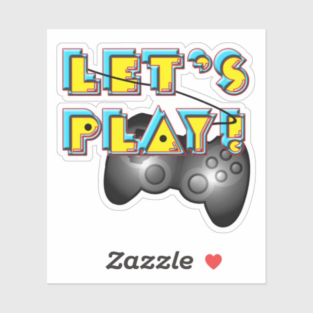 Video Games Day Sticker (Sheet)