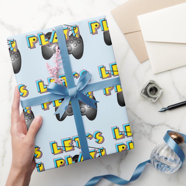 Video Games Day Wrapping Paper (Gifting)