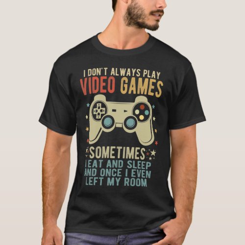 Video Games Funny Video Gamer Gaming Player Boys T_Shirt