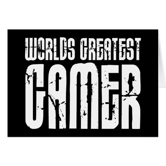 Video Games Gaming & Gamers Worlds Greatest Gamer (Front Horizontal)