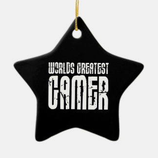 Video Games Gaming & Gamers Worlds Greatest Gamer Ceramic Ornament