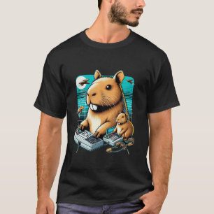 Video Games Lover Capybara Funny Video Games Capyb T-Shirt