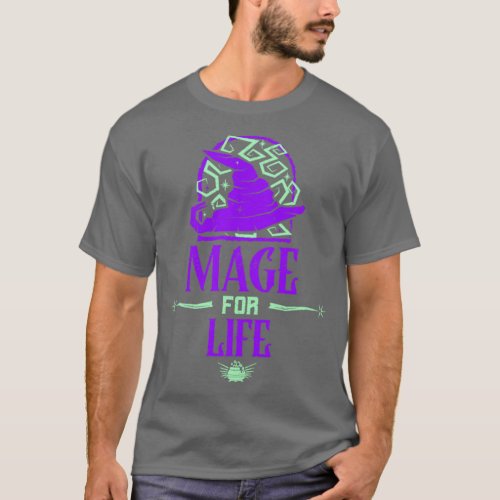 Video Games Roleplayer RPG MMORPG Mage Gaming T_Shirt