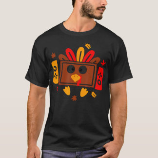Video Games Thanksgiving Turkey Gamer Gaming Boys T-Shirt