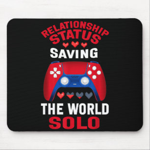 Video Games Valentines Day Gamer Gaming Mouse Pad