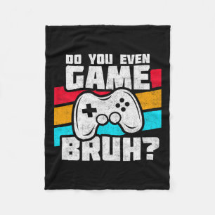 Video Games - Video Gamer Meme - Funny Video Game Fleece Blanket