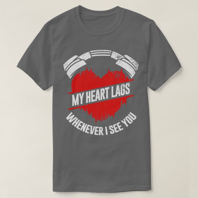 Video Gaming Game Couple Wife Hus Gift T-Shirt (Design Front)