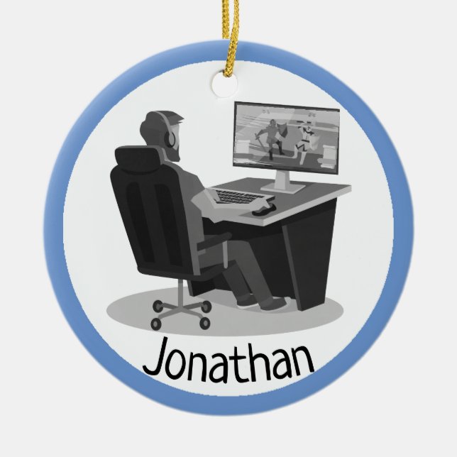 Video Gaming Ornament (Front)