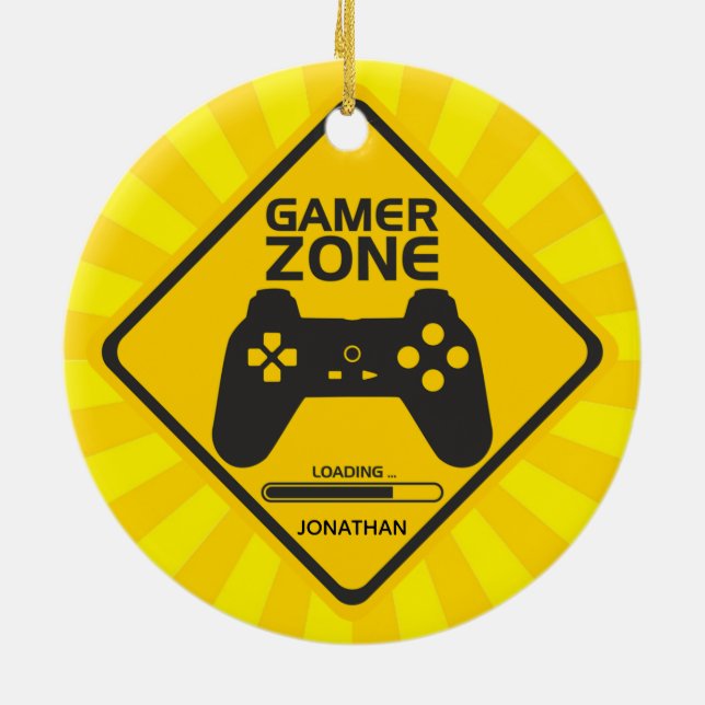 Video Gaming Ornament (Back)