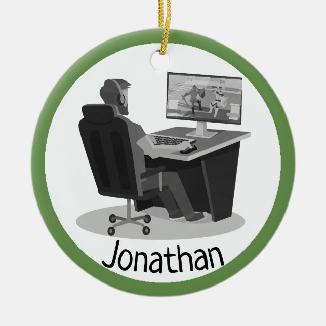 Video Gaming Ornament (Front)