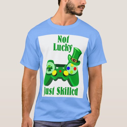 Video Gaming St Patricks Day Boy T_Shirt