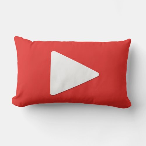 Video Play Button Pillow  Vlogging Pillow