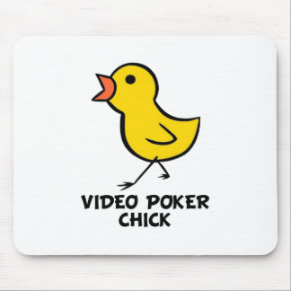 Video Poker Chick Mousepad