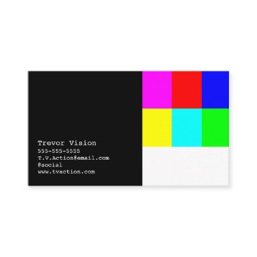 Video Production Color Card Business Card Video Production Color Card Business Card