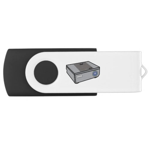 Video projector flash drive