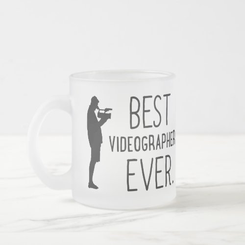 Video Specialist photography gift for Videographer Frosted Glass Coffee Mug