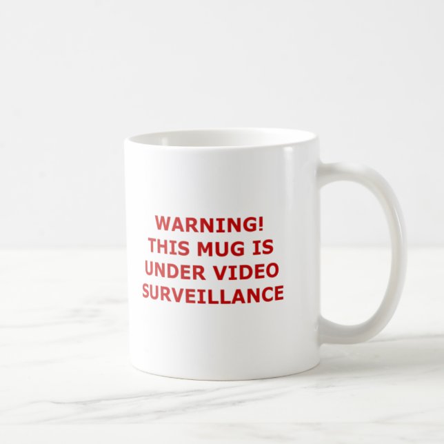 Video Surveillance Mug (Right)