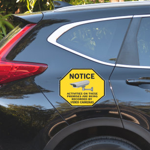 Video Surveillance Notice Sign Sticker