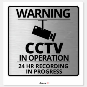 Video Surveillance Signs,warning Sticker