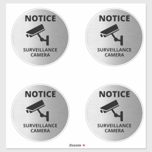 Video Surveillance Signs,warning Sticker (Sheet)