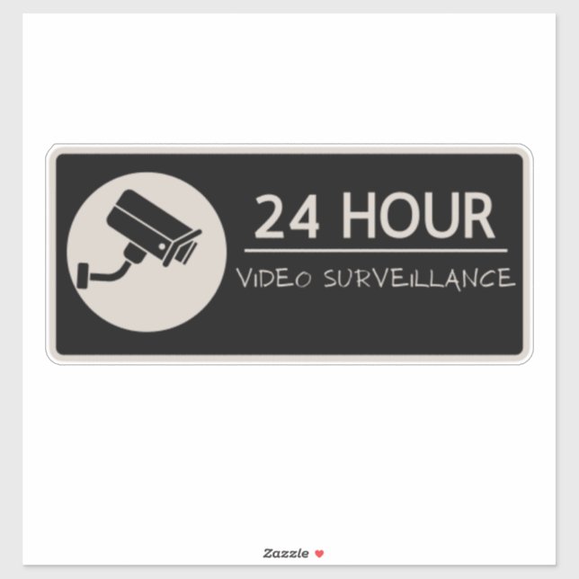 Video Surveillance Signs,warning Sticker (Sheet)
