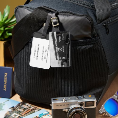 Video Tape Mobile Unit Luggage Tag