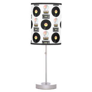 Video Tape Pattern Table Lamp