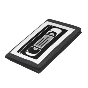 Video Tape Tri-fold Wallet