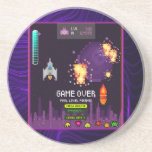 Videogaming Purple Coaster
