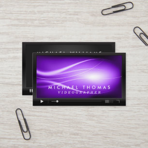 Videographer Business Cards