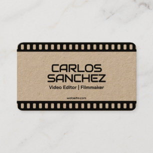📽️ Videographer Filmmaker Custom QR Business Card