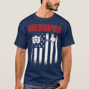 Videographer Info Videography Filmmaker Gift T-Shirt