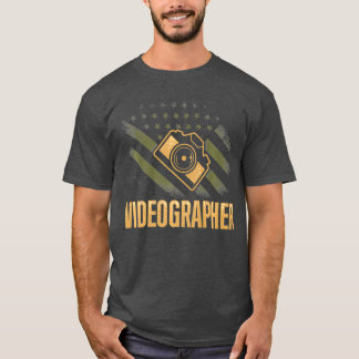 Videographer Knowledge Videography Filmmaker T-Shirt