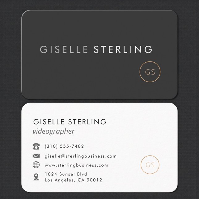 Videographer Professional Business Card (Creator Uploaded)