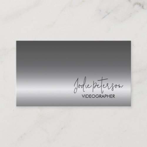 Videographer Visual Arts Media Business Card