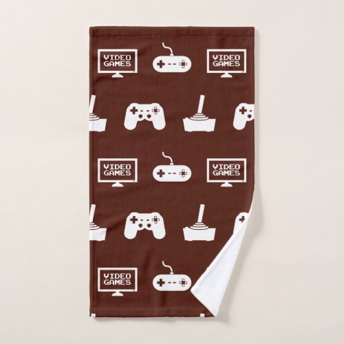 Videos Games Themed Gaming Design Video Game Gamer Hand Towel