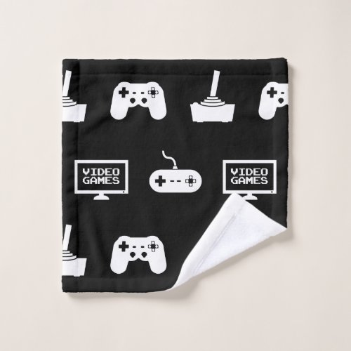 Videos Games Themed Gaming Design Video Game Gamer Wash Cloth