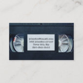 Videotape Business Card (Back)